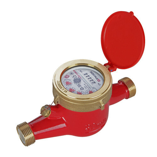 Счётчик воды НОРМА ИС СВКС-20 Г Ду 20 Ру 16 для горячей воды