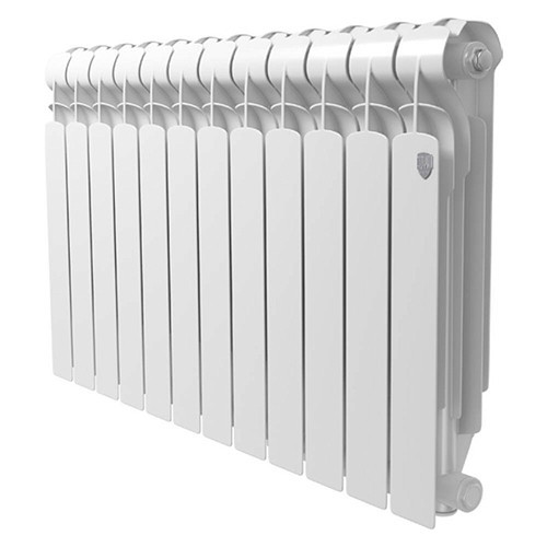 Алюминиевый радиатор Royal Thermo Indigo 500 2.0 - 12 секц. RAL9016 2