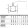 Кран шаровой ALSO КШ.Ф.З.125.16-01 Ду 125 Ру 16 редуцированный фланцевый в строительную длину задвижки 2