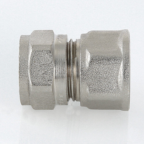 Переходник VALTEC VTm.302 ВР 3/4" DN 20 PN 10 латунный никелированный