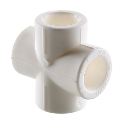 Крестовина VALTEC VTp.741 DN 20 PN 25 полипропиленовая