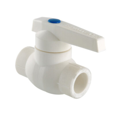 Кран шаровый VALTEC VTp.744 DN 32 PN 25 с латунной обоймой полипропиленовый