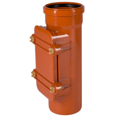 Ревизия НПВХ Ostendorf KG KGRE DN 125 PN 0,5 с прямоугольным люком