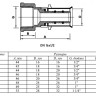 Переходник VALTEC VTm.202 ВР 1/2" DN 16x15 PN 10 латунный никелированный 2