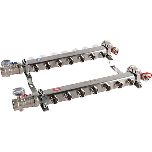 Коллектор ROMMER в сборе без расходомеров 7 выходов