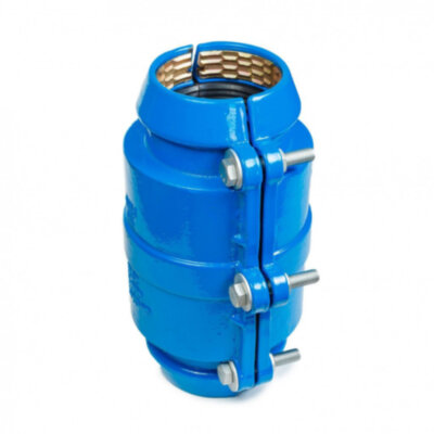 Муфта ремонтная для пластиковых труб UR-CAST UR-41 DE 160 мм PN 16 чугунная