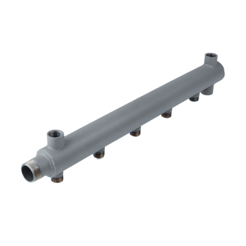 Коллектор распределительный VALTEC VTc.510.BS.SG50060405 5 отводов ВР-НР 1"x1/2" DN 25 PN 16 без регулировки 4