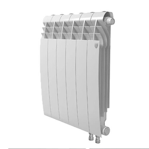 Радиатор биметаллический Royal Thermo BiLiner 350 VR (6 секций) Bianco Traffico