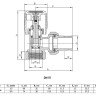 Клапан радиаторный VALFEX VF.07.RN ВР-НР 1/2" DN 15 PN 10 ручной угловой 2