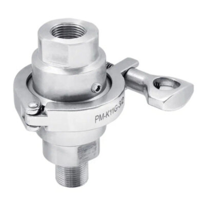 Разделитель сред мембранный с клэмповым хомутом РОСМА РМ-К11-1 с резьбой Дкорп=30мм -0,1-4 МПа M20x1,5 00000010360