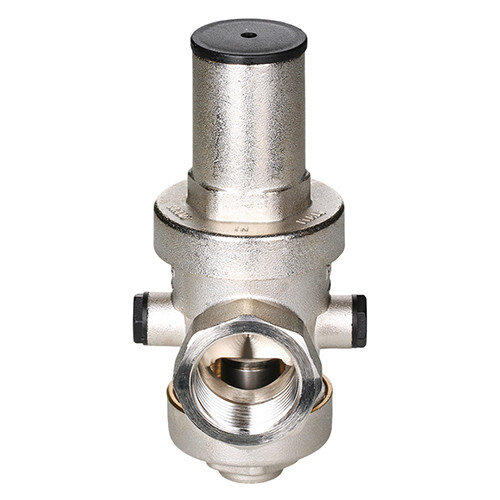 Редуктор давления VALTEC VT.086.NH.07 1 1/4'' DN 32 PN 25 поршневой, регулируемый, прямого действия, латунный с никелевым покрытием