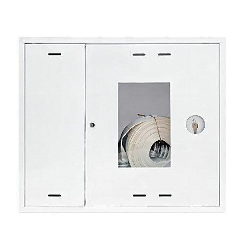 Шкаф пожарный ФАЭКС ШПК 315 НОБ универсальный "У" навесной открытый белый с замком