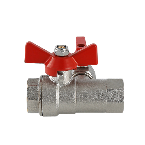 Кран шаровой VALTEC 1/2" Ду15 Ру40 с обратным клапаном и дренажом VT.248.N.04