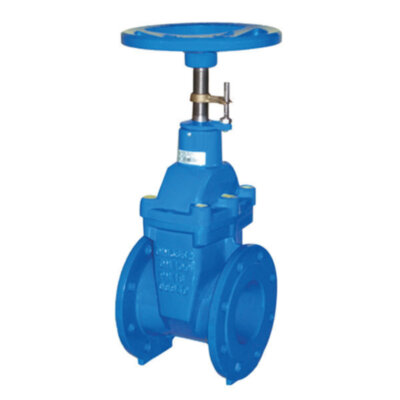 Задвижка Jafar 2502 DN 600 PN 10 с обрезиненным клином и индикатором положения клина фланцевая