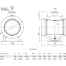 Кран шаровой Vexve 100/GS800 DN 800 PN 25 стальной стандартнопроходный под приварку для жидкости, ручка-рычаг 2