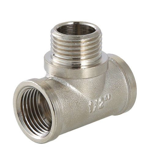 Латунный тройник VALTEC 1/2" с переходом на наружную резьбу VTr.132.N.0004 4