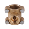 Латунная обойма-тройник VALTEC 3/4" х 1/2" х 3/4" ремонтная VTr.755.G.0504 3
