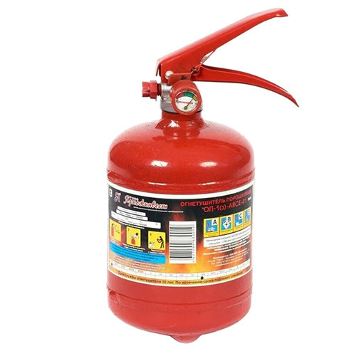 Огнетушитель порошковый Ярпожинвест ОП-1(з)-АВСЕ, ЗПУ-алюминий