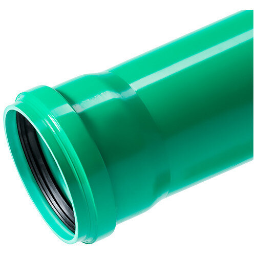 Труба канализационная усиленная PP-MD Ostendorf KG2000EM DN 125х3,9х1000 SN10