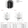 Бак VALTEC 3/4" мембранный 8 л для систем водоснабжения VT.A.R.050008 2