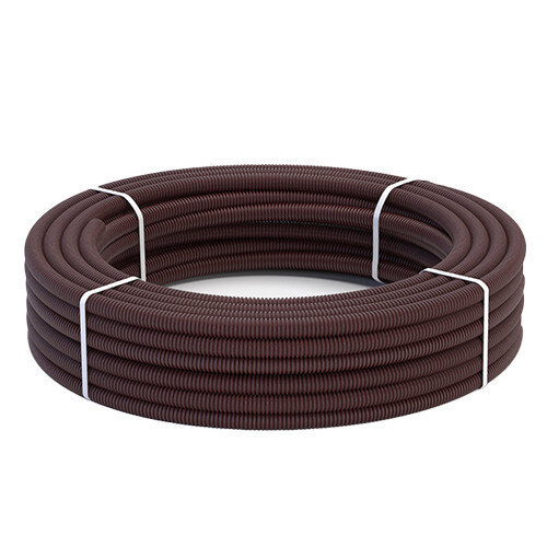 Труба гофрированная Stahlmann PT 20А Ру 15 из нержавеющей стали SS304, коричневая, 30 м