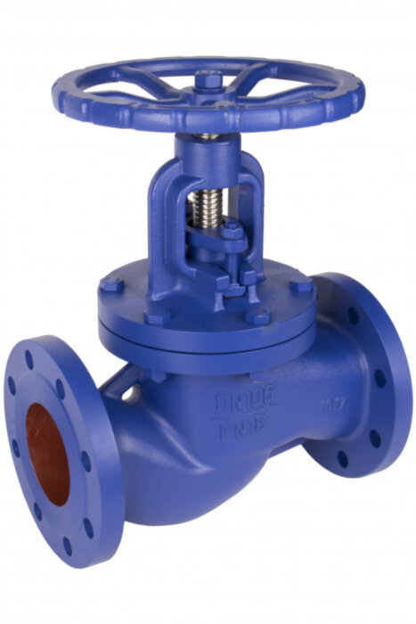 Вентиль запорный сальниковый РАШВОРК 315 Ду80 Ру16 чугунный фланцевый