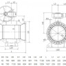 Кран шаровой NAVAL 280502 DN 700 PN 25 стальной стандартнопроходный фланцевый для газа с редуктором 2