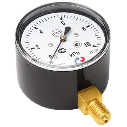 Манометр РОСМА КМ-11Р (0...10 кПа) Дкорп=63мм кл. 2,5 M12x1,5 для низких давлений газов радиальный 00000002224