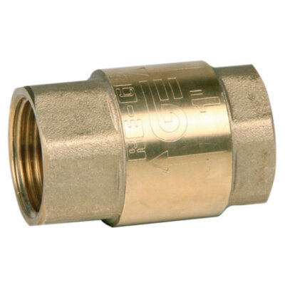 Клапан обратный пружинный Genebre 3121 Ду15 Ру25 латунный резьбовой
