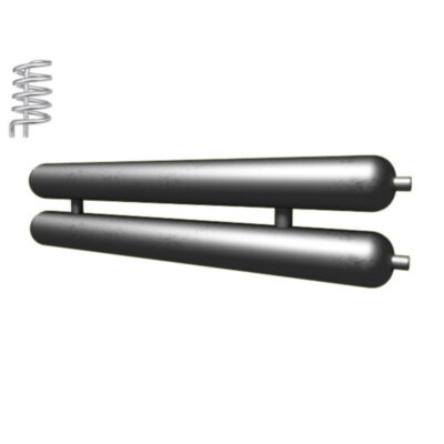 Регистр отопления РАЭ-2x89x3,0-8000 автономный двухрядный с эллиптическими заглушками