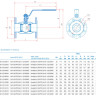 Кран шаровой Маршал 11с67п GAS PRO 2ЦФ.00.1 DN 100/80 PN 25 стандартнопроходной фланцевый 2