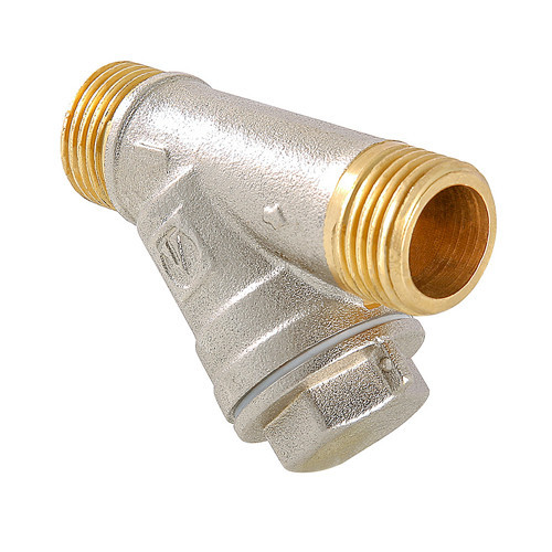 Фильтр механической очистки VALTEC VT.190 НР 1/2" DN 15 PN 20 косой латунный