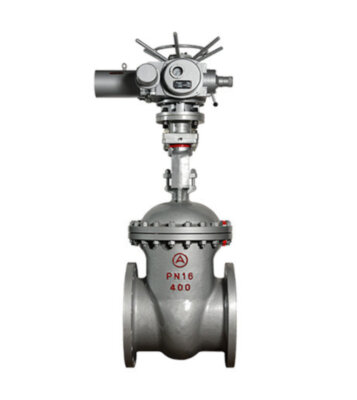 Задвижка 30нж941нж Ду125 Ру 16 с электроприводом нержавеющая