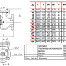 Клапан Tecofi CB3241 DN 400 обратный створчатый фланцевый PN 16 2