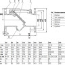 Клапан обратный Benarmo 3040 DN 50 PN 10/16 поворотный фланцевый с обрезиненным затвором 2