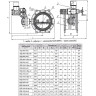 Затвор ЭНЭКОС Вр1 DN 300 PN 16 поворотный фланцевый с двойным эксцентриком с редуктором и электроприводом 2