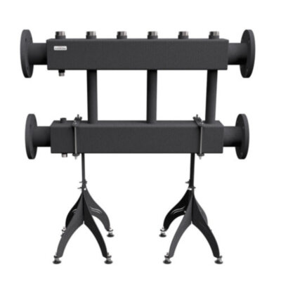 Коллектор распределительный GIDRUSS MK-600-3x32 3-х контурный НР 1 1/4" Ду 80 Ру 6 модульный