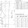 Тройник канализационный бесшумный PP-MD Ostendorf Skolan Safe SKEA DN 75/75х67° 2