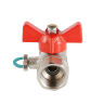 Кран шаровой VALTEC Ду15 (1/2" х 3/8") Ру16 для подключения манометра с внутренней резьбой VT.807.N.0403 4