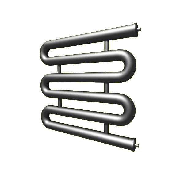 Регистр отопления РЗП-6x108x3,0-12000 змеевиковый шестирядный с плоскими заглушками