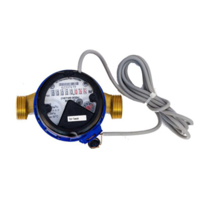 Счетчик для холодной воды Тепловодомер ВСХд-15-02 (110 мм) IP68 крыльчатый одноструйный резьбовой с импульсным выходом