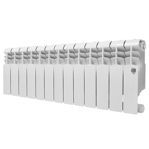 Радиатор биметаллический Royal Thermo Vittoria Super 300 (13 секций) Bianco Traffico 1