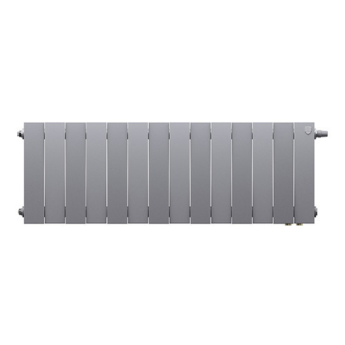 Радиатор биметаллический Royal Thermo PianoForte 300 VD (14 секций) Silver Satin 2