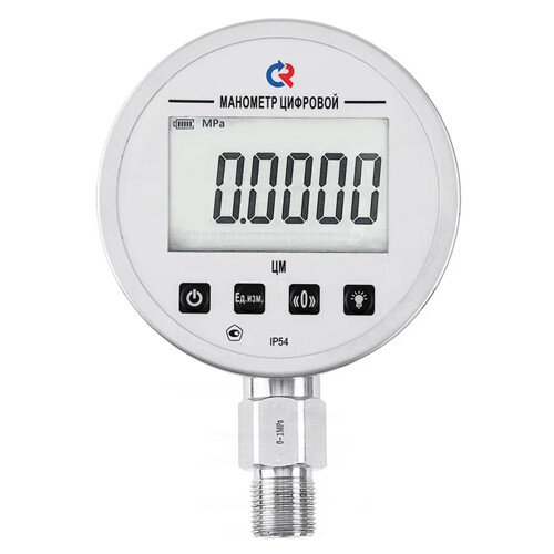 Манометр РОСМА ЦМ-И-521Р (0...100 MПa) Дкорп=100мм кл. 0,25 M20x1,5 цифровой радиальный, электропитание от блока 00000041809