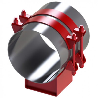 Опора Дн 530 ТС-671.00.00-07 серии 5.903-13 выпуск 7-95 неподвижная бугельная