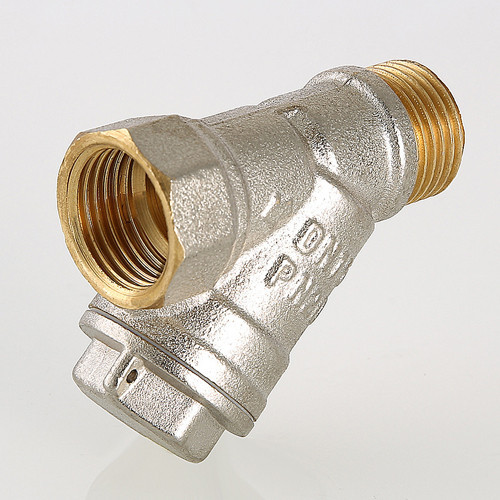 Фильтр механической очистки VALTEC VT.191 ВР-НР 1/2" DN 15 PN 20 косой латунный 4