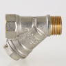 Фильтр механической очистки VALTEC VT.191 ВР-НР 1/2" DN 15 PN 20 косой латунный 5