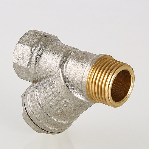 Фильтр механической очистки VALTEC VT.191 ВР-НР 1/2" DN 15 PN 20 косой латунный 6