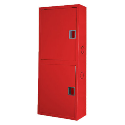 Шкаф пожарный ФАЭКС ШПК 320 НЗК универсальный стандарт навесной закрытый красный с евроручкой