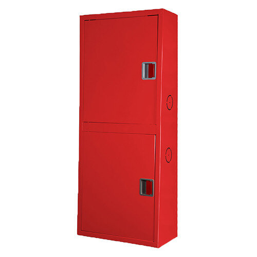 Шкаф пожарный ФАЭКС ШПК 320 НЗК универсальный стандарт навесной закрытый красный с евроручкой